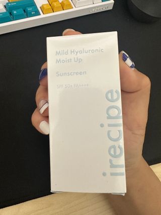 아이레시피 마일드 히알루로닉 모이스트 업 선스크린 SPF50+ PA++++ — 5점을 준 리뷰어가 2023년 6월 올린 사용 사진