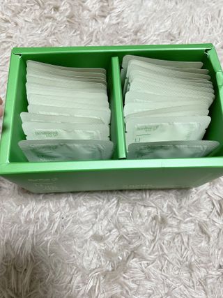 12월 15일 출시, 건강기능식품 브랜드 본리브 나 다운 시작 제품 3종 — 4점을 준 리뷰어가 2021년 2월 올린 사용 사진