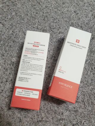 바디셀런스 벤토나이트 데일리 약산성 딥클렌징폼 120ml — 5점을 준 리뷰어가 2022년 1월 올린 사용 사진