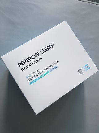 페페로니 클린플러스 덴탈오리껌 10g x 14p — 5점을 준 리뷰어가 2021년 7월 올린 사용 사진