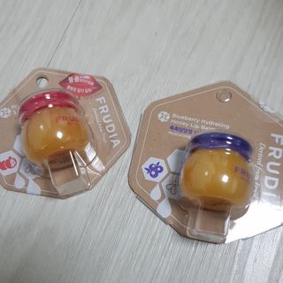 [후르디아] 올리브영 꿀과즙 립밤 2종 (블루베리/석류) — 5점을 준 리뷰어가 2022년 12월 올린 사용 사진