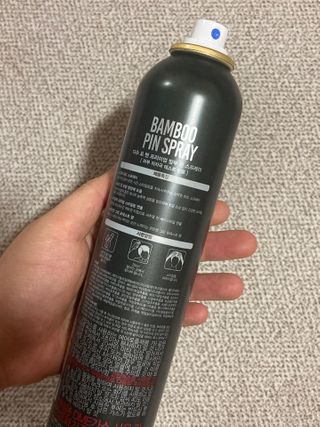 다슈코리아 다슈 포 맨 프리미엄 밤부 핀 스프레이 300ml — 5점을 준 리뷰어가 2021년 1월 올린 사용 사진