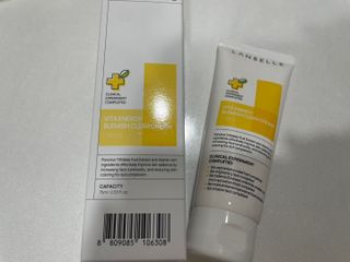 랑벨 비타 에너지 잡티 크림 75ml (피부 속 기미완화크림) — 5점을 준 리뷰어가 2022년 6월 올린 사용 사진