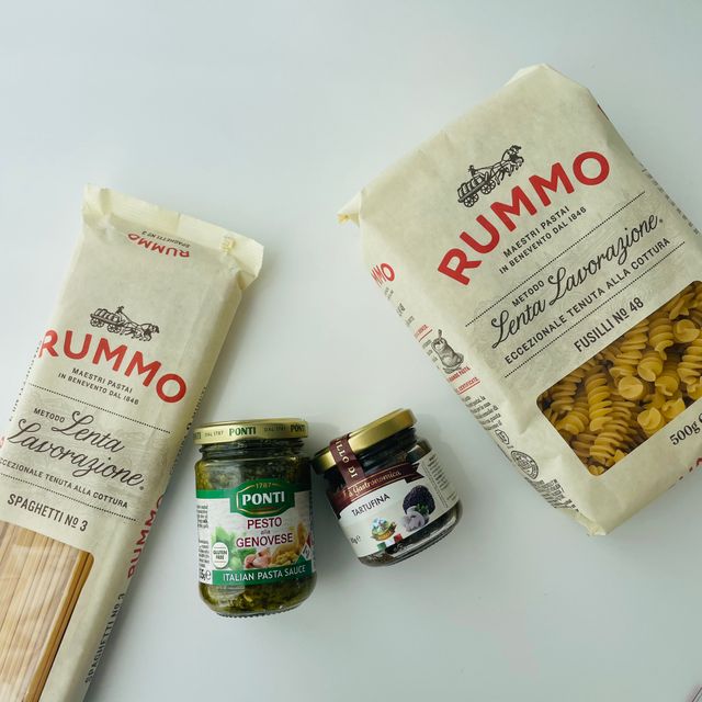 이탈리안 프리미엄 파스타 룸모 Rummo 파스타 2종 + 바질 페스토 + 블랙 트러플 페이스트 리뷰 사진