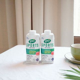 셀렉스스포츠 셀렉스 스포츠 웨이 프로틴 복숭아_ 330ml x 12팩 — 5점을 준 리뷰어가 2021년 3월 올린 사용 사진