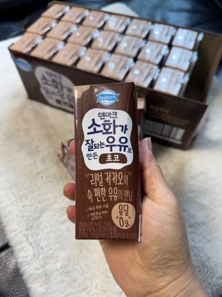 [구매평]덴마크 소화가 잘되는 우유로 만든 초코, 190ml, 24개 — 5점을 준 리뷰어가 2025년 2월 올린 사용 사진