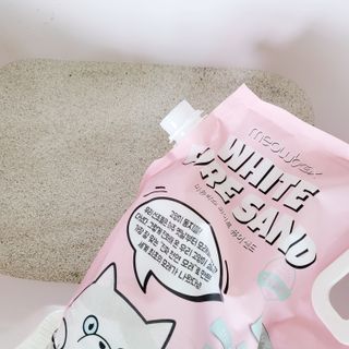 [미유박스] 화이트 퓨어 샌드 6kg — 5점을 준 리뷰어가 2024년 6월 올린 사용 사진
