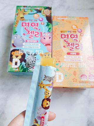 다나음 셀렌에 빠진 아연면역젤리 열대과일맛+사과맛 — 5점을 준 리뷰어가 2021년 3월 올린 사용 사진