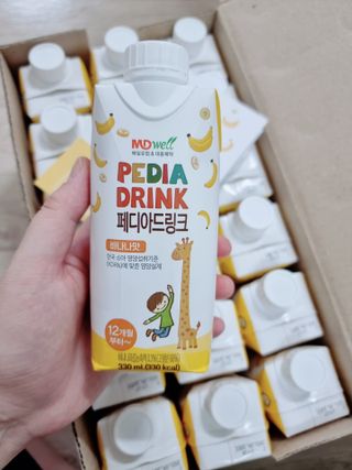 메디웰 페디아드링크 미니 바나나맛 — 5점을 준 리뷰어가 2021년 7월 올린 사용 사진