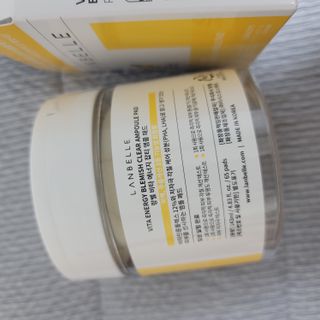 랑벨 비타 에너지 잡티 앰플 패드 65매 (투명하고 밝은 얼굴 광채패드) — 5점을 준 리뷰어가 2022년 6월 올린 사용 사진