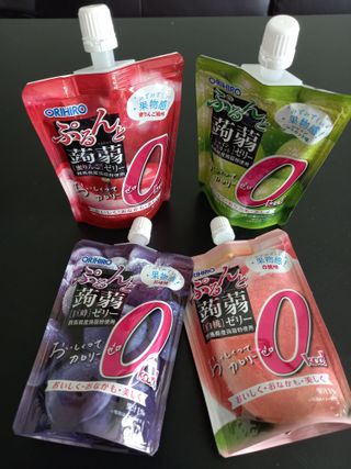 ORIHIRO 오리히로 곤약젤리 제로칼로리 130g 4종 4팩(맛별로 1팩씩) — 5점을 준 리뷰어가 2023년 3월 올린 사용 사진