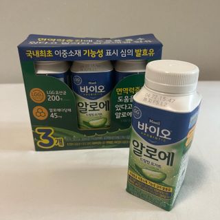 LIVE 매일바이오 알로에 드링킹 요거트 — 4점을 준 리뷰어가 2022년 4월 올린 사용 사진