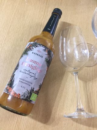 H365 [Kaskein Luomutyrniglögi] 핀란드 전통 무알콜 멀드와인 시벅톤 글로기 — 5점을 준 리뷰어가 2021년 4월 올린 사용 사진