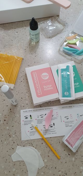 피비에스코리아 [오마이셀프] 셀프 속눈썹펌 키트 뷰러펌 파마 세트 — 4점을 준 리뷰어가 2021년 11월 올린 사용 사진