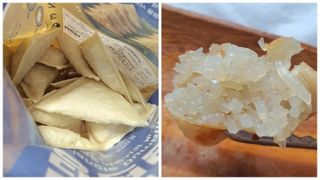 (주)성경순만두 곤약만두.콘치즈만두,삼각당면만두,당면 야끼만두,대구전통 납작만두,떡뽁이 매콤소스,달콤소스 — 5점을 준 리뷰어가 2023년 4월 올린 사용 사진
