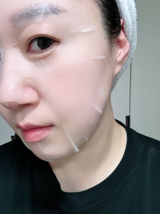 세뚜아(Cettua) 나우[세뚜아] 포어 클리어링 마스크 Cettua Pore Clearing facial mask 4매 — 3점을 준 리뷰어가 2024년 2월 올린 사용 사진
