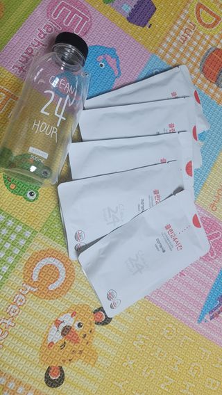 클린24시간 1BOX(5포) + 전용보틀(500ml) — 5점을 준 리뷰어가 2023년 6월 올린 사용 사진
