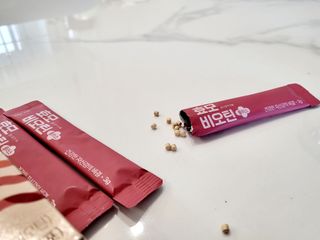 광동생활건강 [풍성한 자신감의 비결] 광동 효모 비오틴 플러스 — 5점을 준 리뷰어가 2023년 10월 올린 사용 사진