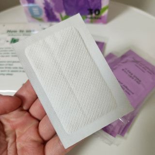 [레제르] 아로마 수액패치 발패치 30매입 -라벤더향/유칼립투스향/대나무향 — 5점을 준 리뷰어가 2022년 9월 올린 사용 사진