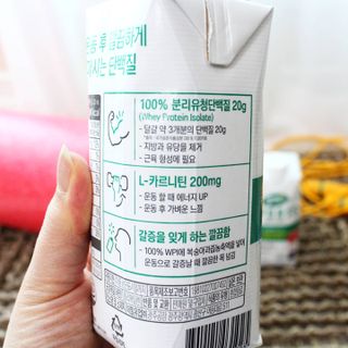 셀렉스스포츠 셀렉스 스포츠 웨이 프로틴 복숭아_ 330ml x 12팩 — 4점을 준 리뷰어가 2021년 3월 올린 사용 사진