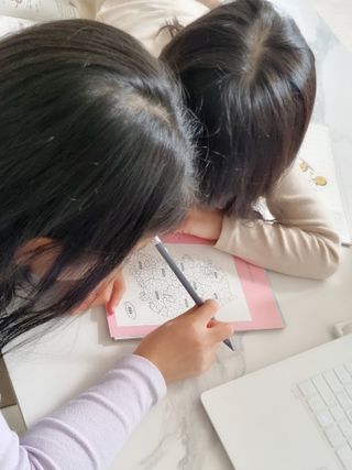 리훈 차일드라이크 반가워 겨울방학 초등학생 플래너 방학계획표 — 5점을 준 리뷰어가 2022년 12월 올린 사용 사진