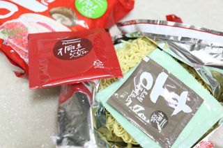 [풀무원] 자연은맛있다 정면, 백면, 홍면  세트 — 5점을 준 리뷰어가 2021년 4월 올린 사용 사진