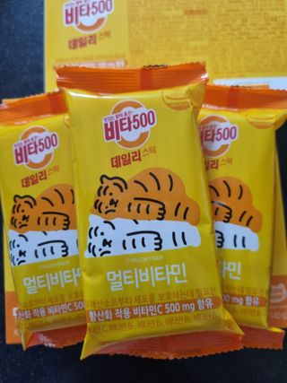 광동생활건강 [광동] 비타500데일리스틱  ★빼빼로데이★ 30포+70포+ 뚱랑이스티커+빼빼로+쇼핑백 — 5점을 준 리뷰어가 2022년 11월 올린 사용 사진