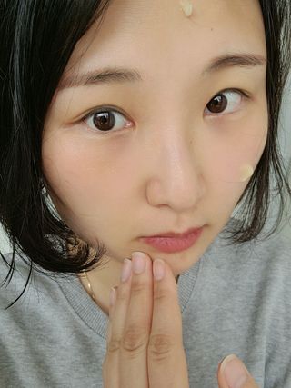 랑벨 비타 에너지 잡티 크림 75ml (피부 속 기미완화크림) — 5점을 준 리뷰어가 2022년 5월 올린 사용 사진