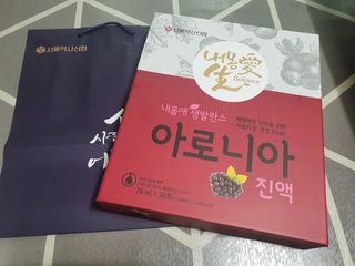 서울약사신협_내몸애생발란스아로니아_70ml x 30포 — 5점을 준 리뷰어가 2021년 6월 올린 사용 사진