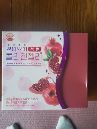 헬스업_쁘띠쁘띠석류콜라겐젤리_20g x 14포 — 4.5점을 준 리뷰어가 2020년 12월 올린 사용 사진