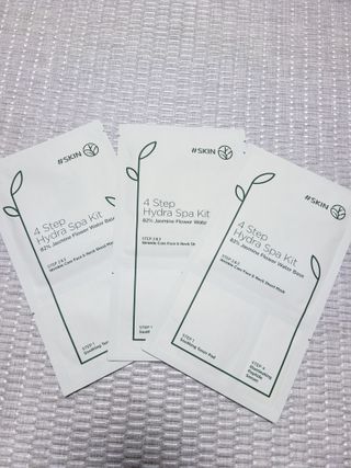태그스킨 4스텝 주름개선 피부미백 영양 마스크팩 3개 세트(최신버전) — 4점을 준 리뷰어가 2022년 6월 올린 사용 사진