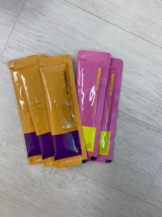 페페로니 맛있는 스틱 - 무항생제 닭고기 15개 + 알래스카 연어 15개 — 5점을 준 리뷰어가 2021년 9월 올린 사용 사진