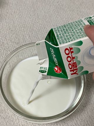 하나마이 [BEST 판매율 1위] 카스피해 유산균 종균_발효기가 필요없이 간편하게 만들어 먹는 요거트 생유산균 — 5점을 준 리뷰어가 2023년 3월 올린 사용 사진