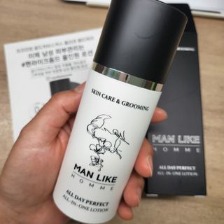 소담스퀘어 상암 [맨라이크옴므] 올데이 퍼펙트 올인원 로션 — 5점을 준 리뷰어가 2022년 11월 올린 사용 사진
