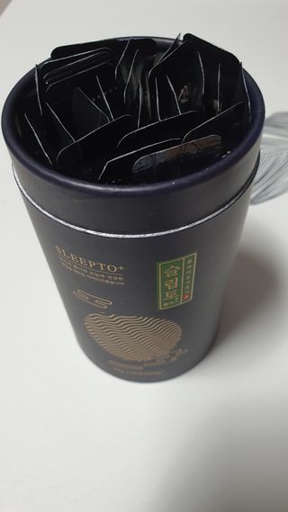 프리마인 자체 기업부설 연구소에서 찾아낸 건강한 수면의 비밀.  슬립토 플러스 30포 — 5점을 준 리뷰어가 2021년 11월 올린 사용 사진