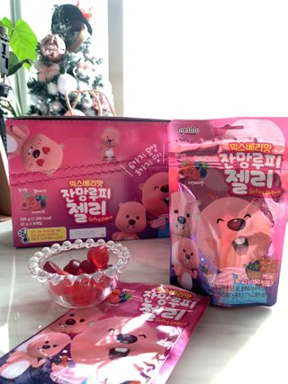 [팔도] 잔망루피젤리 믹스베리맛 42g 8개 — 5점을 준 리뷰어가 2022년 2월 올린 사용 사진