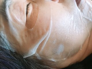 에이스노 레스큐 이미디에이트 수딩 시트마스크 — 5점을 준 리뷰어가 2021년 10월 올린 사용 사진