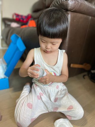 설랩수앤슈, 직접 만들어 쓰는 아기 물티슈 — 5점을 준 리뷰어가 2021년 7월 올린 사용 사진