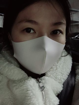 [에이블밤부] 리퓨어 쿠퍼 마스크 10color — 4점을 준 리뷰어가 2021년 1월 올린 사용 사진