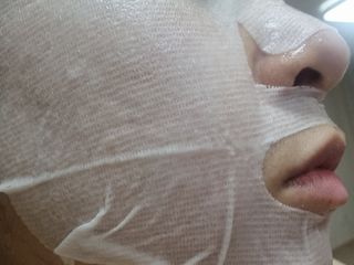 [후르디아] 골라쓰는 비건마스크팩 2종 -백년초 / 망고 — 4점을 준 리뷰어가 2021년 9월 올린 사용 사진