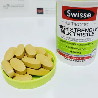 Swisse 스위스 고함량 밀크씨슬 35,000mg 60정 — 4점을 준 리뷰어가 2021년 11월 올린 사용 사진