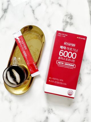 메타아르기닌 GC녹십자웰빙 메타 아르기닌 6000 플러스 오르니틴 — 5점을 준 리뷰어가 2022년 10월 올린 사용 사진