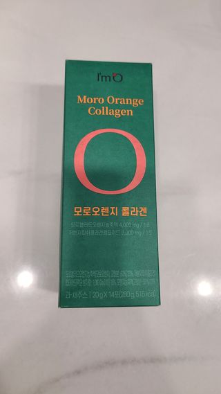 아임오 모로오렌지 콜라겐 1box (14포) — 5점을 준 리뷰어가 2023년 2월 올린 사용 사진