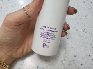 바르셀 저분자피쉬콜라겐 클랜징 파우더 화이트닝 각질제거 필링 워시 젠 90g — 5점을 준 리뷰어가 2021년 11월 올린 사용 사진