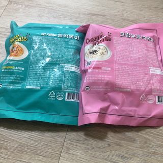 [푸딩팩토리] 로제누들떡볶이 500g / 까르보나라크림누들떡볶이 500g — 5점을 준 리뷰어가 2022년 8월 올린 사용 사진
