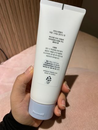 [크리스앤릴리] 애플 그래뉼 클렌징폼 — 5점을 준 리뷰어가 2022년 10월 올린 사용 사진