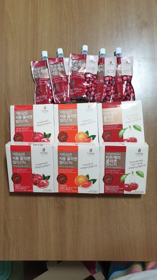 자연에온 가득담은 몽모랑시 타트체리 콜라겐 젤리스틱 — 5점을 준 리뷰어가 2021년 1월 올린 사용 사진