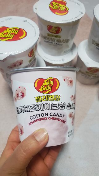 젤리벨리 솜사탕 2종-딸기치즈케이크, 바닐라 — 4.5점을 준 리뷰어가 2022년 2월 올린 사용 사진