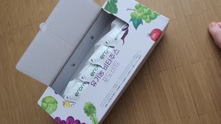 [이롬] 유기농 비타주스 포도비트 110mL x 24입 — 5점을 준 리뷰어가 2022년 7월 올린 사용 사진