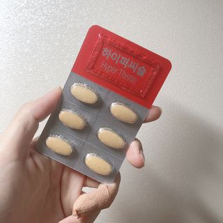 뉴트리션팩토리 비타프렙 하이퍼씨슬 밀크씨슬 900mg — 5점을 준 리뷰어가 2021년 8월 올린 사용 사진